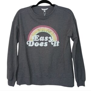 Wildfox NWT Easy Does It statement sweatshirt size extra small